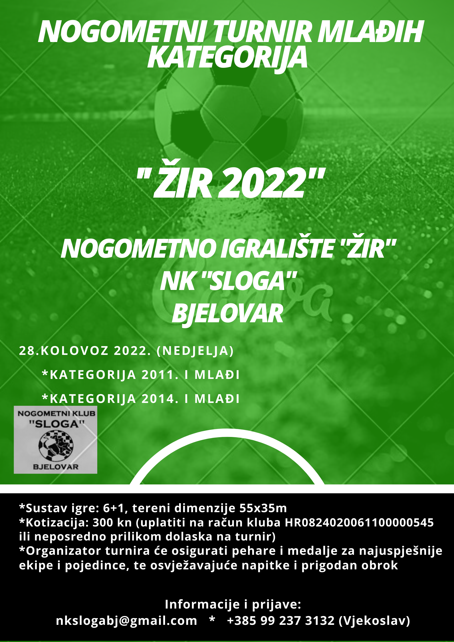 Pročitajte više o članku Pozivnica za turnir mlađih kategorija “ŽIR 2022”