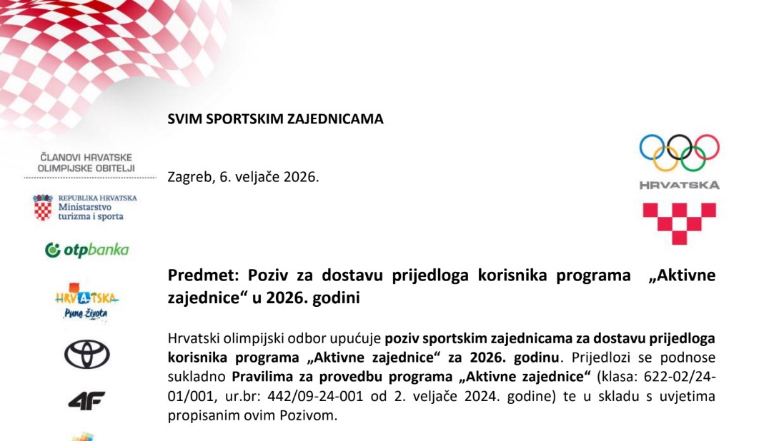 Pročitajte više o članku Poziv Aktivne zajednice